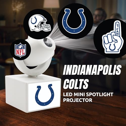 Indianapolis Colts LED Mini Spotlight Projector - 6 Designs