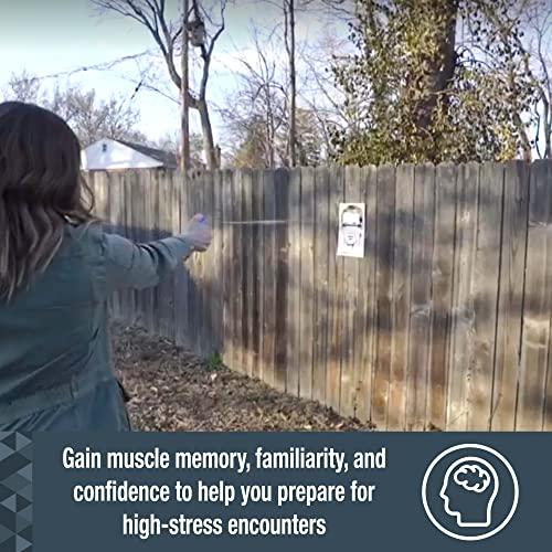 Practice Spray - Inert Water-Based Formula, 10-Foot Range, Ergonomic Grip