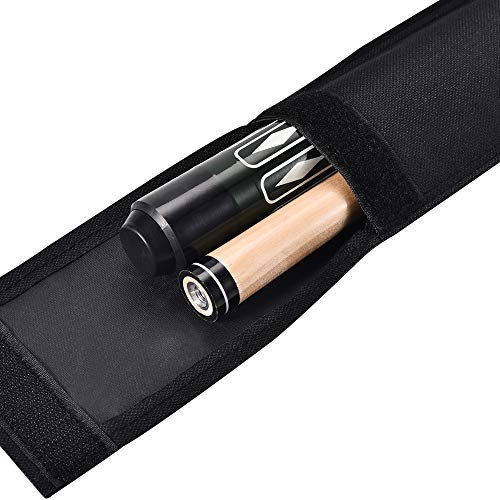 Billiard Cue Stick Carrying Case - 32 Inch Black Fabric Bag