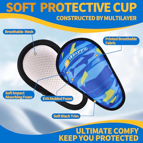 Youth Sliding Shorts with Soft Cup & Padding for Baseball Football Lacrosse