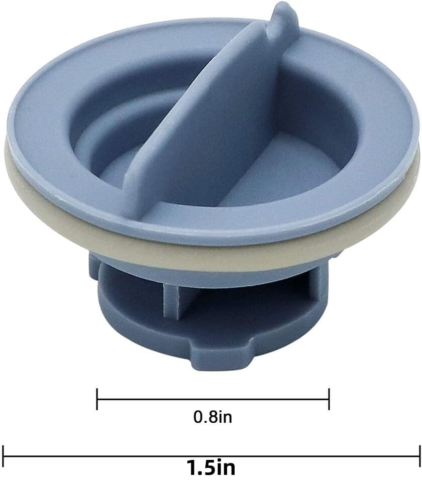 cdipkif PACK OF 2 Ultra Durable 8558307 Dishwasher Dispenser Cap Replacement Part by BlueStars – Exact Fit For Dishwasher Rinse Aid Dispenser Cap for Kitchen Aid Whirlpool Replaces WP8558307 W10077881