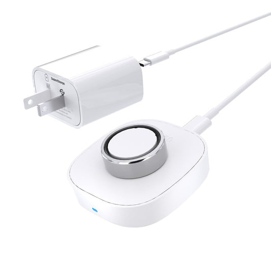 Charger for Oura Ring Gen4 (Size 10) - Fast Charging Dock with USB-C Wall Charger & 3FT Cable, Quick Charge Replacement Base Compatible with Oura Ring Gen 4 - White