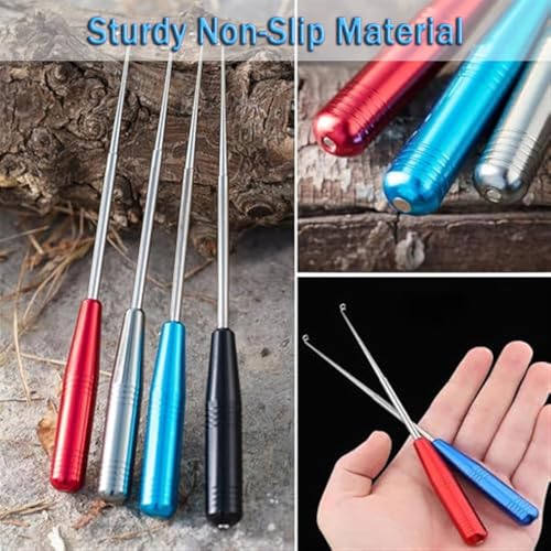 Fishing Hook Remover Tool Set - 4 Quick Removal Devices with Storage Tube - Mix