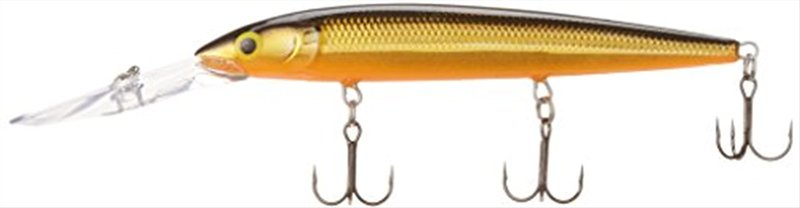 Rapala Down Deep Husky Jerk 10 Fishing lure, 4-Inch, Gold