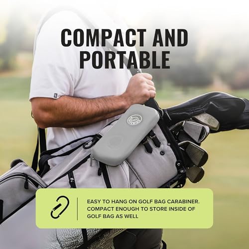 Stripebird Performance Golf Gloves Case - Cool Gray Storage & Organizer