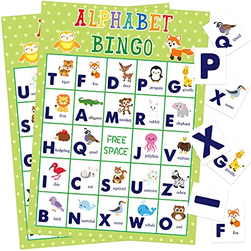 Alphabet Bingo Game for Kids - Educational Learning Fun