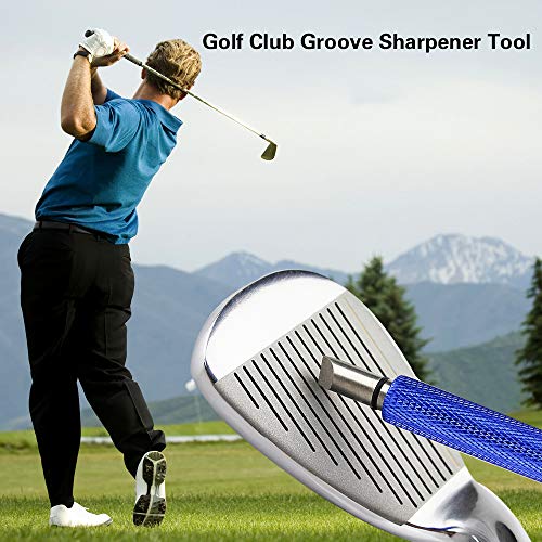 Golf Club Groove Sharpener for U & V-Grooves - 1 Piece