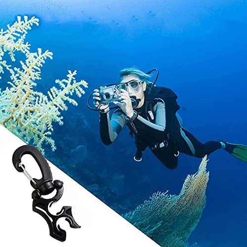 Diving Hose Clamp Set - 2pcs Snorkeling Regulator Retainers