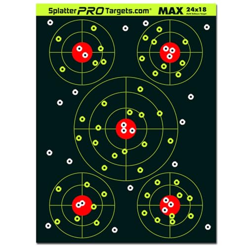 18x24 Extra Large Reactive Splatter Targets - 50 Pack