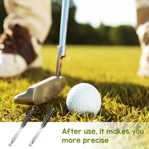 Golf Club Cleaning Brushes - 2 Pack Stainless Steel Hosel Tools