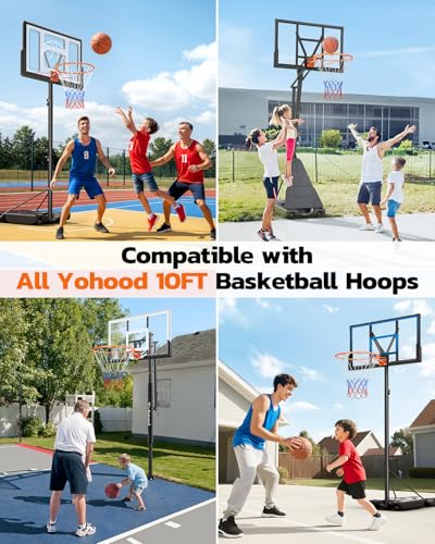 18-Inch Heavy Duty Basketball Rim with Dual Spring Design