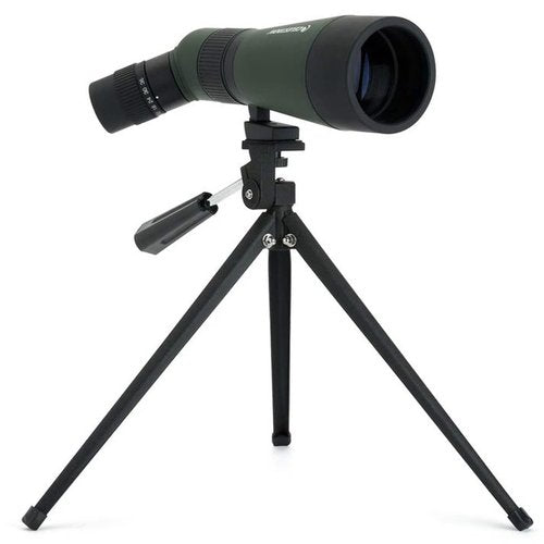 Celestron – LandScout 60mm Angled Spotting Scope – Fully Coated Optics – 12–36x Zoom Eyepiece – Rubber Armored – Tabletop Tripod and Smartphone Adapter