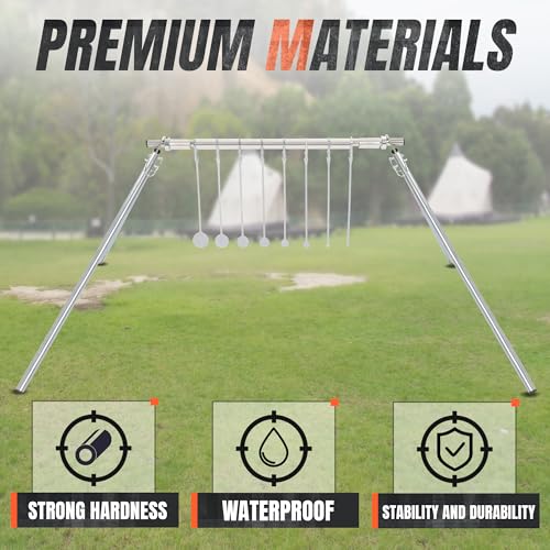 Steel Spinning Rimfire Targets for Airgun Shooting Practice