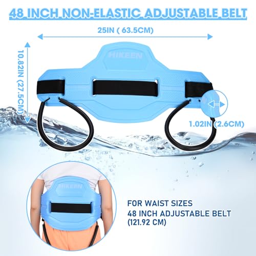 Swim Floating Belt with Fixing Straps - Regular Size Blue