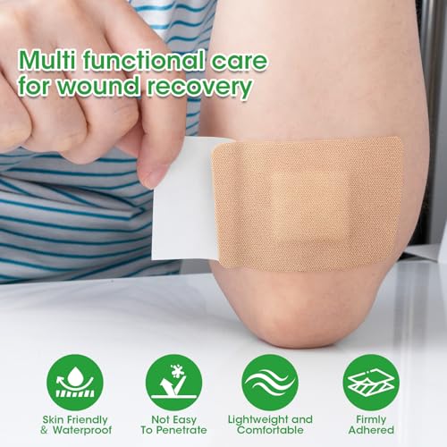 500 Counts Assorted Bandages Bulk Variety Pack, 12 Styles Flexible Fabric - CXYARY (Bandages Assorted-500p)