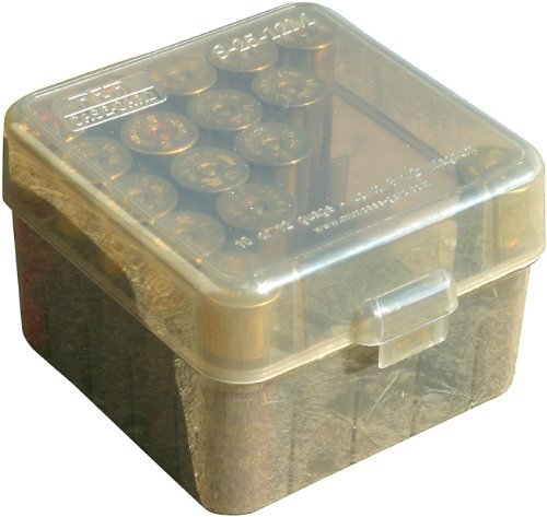 25-Round Shotshell Storage Box for 10 & 12 Gauge - Clear Smoke