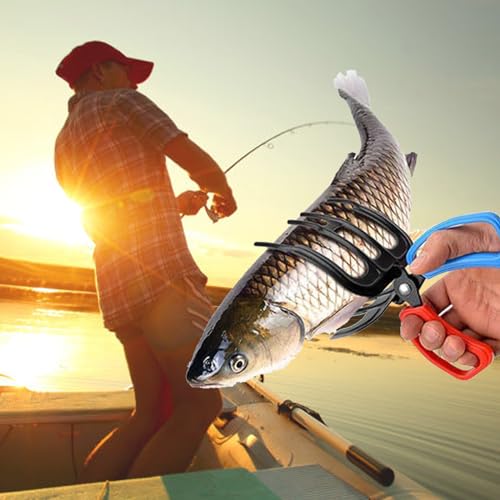1/2PCS 3 Claw Fish Gripper, Fishing Pliers Clamp Forceps