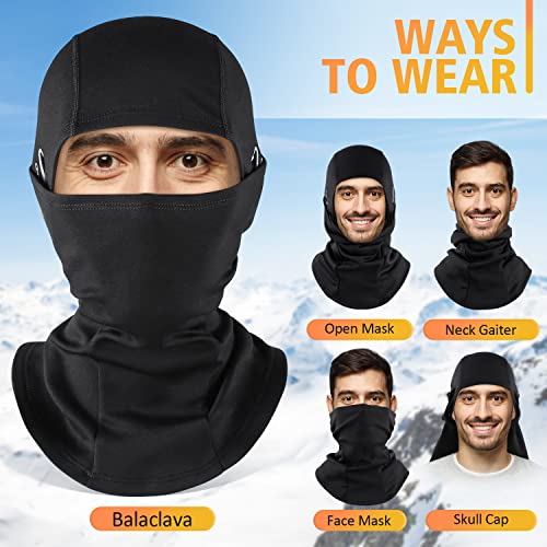 KGC Winter Balaclava Black – Thermal Ski Mask for Men & Women
