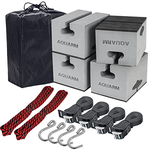 Universal Canoe Carrier Kit with Foam Blocks - 6x4x5 inches