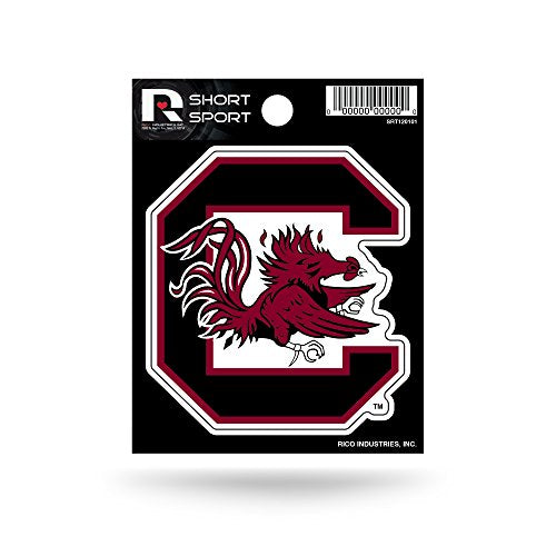South Carolina Fighting Gamecocks Team Logo Short Sport Decal - 3.5x4.5 Inches