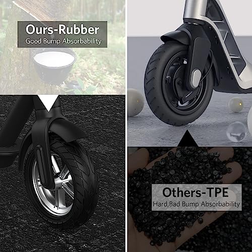 AA-2PCS Black 60/70-6.5 Solid Scooter Tire 10x2.5 Tires for Ninebot G30 Max/G30D