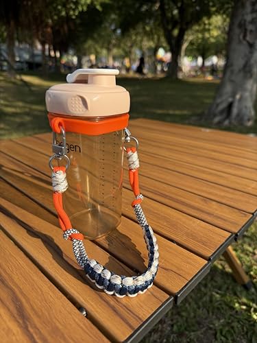 Outman Sport Water Bottle Handle Strap with Sling - Dark Blue & Grey