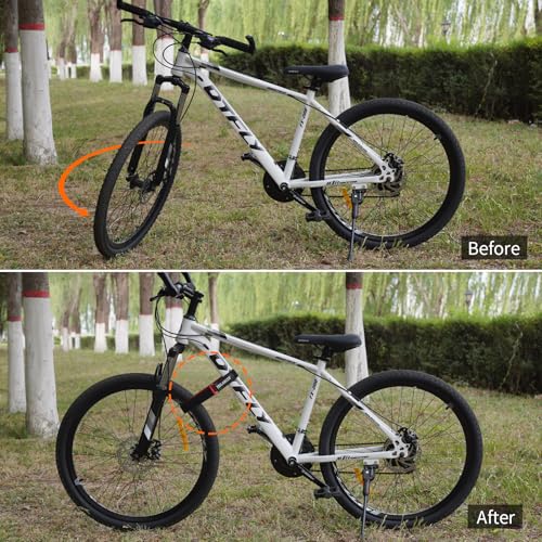 26'' Anti-Slip Bike Rack Straps - Heavy-Duty Silicone Coating (2 Pcs)