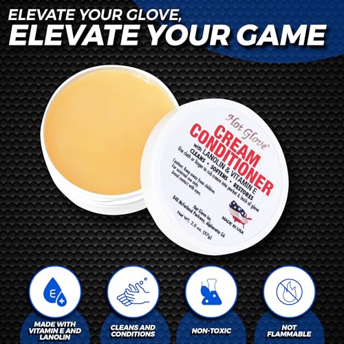 Leather Glove Conditioner Cream - Moisture Repellent, 3-in-1 Care