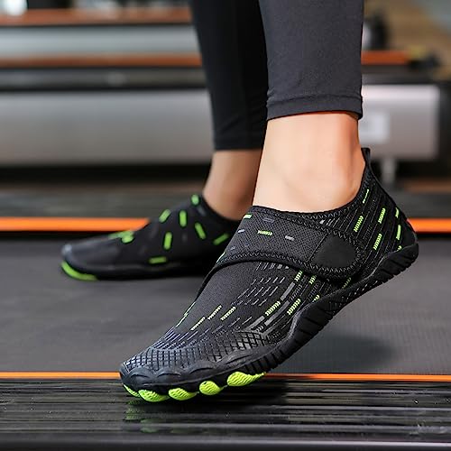 Quick-Dry Water Shoes for Men & Women - Black & Green