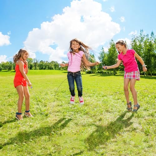 Adjustable Cotton Jump Rope for Kids - Unicorn Design