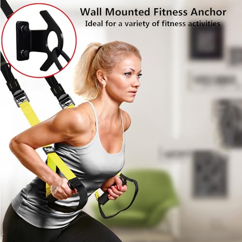 OKETHERMO Resistance Band Wall Anchor Kit for Home Gym & Yoga - 3 Pack
