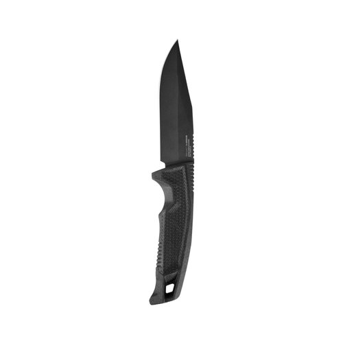 SOG Recondo FX Professional Fixed Blade Duty Knife | Straight Edge, Stainless Steel Blade, Overmolded Rubberized Grip, Black