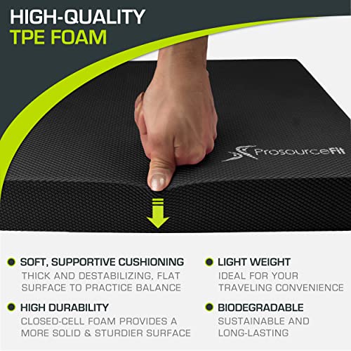 Large Non-Slip Foam Balance Pad for Fitness & Stability Training