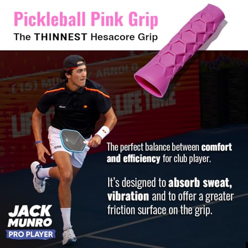 Hesacore Pickleball Paddle Grip 5.25in XS - Reduces Vibration & Improves Grip