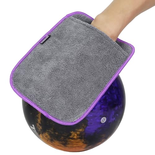 Wearable Bowling Ball Shammy Pad - 1-Pack Purple