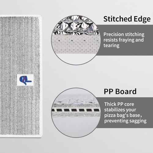 Hard Bottom Insert for 20" x 20" Insulated Pizza Delivery Bag - 1 Pack