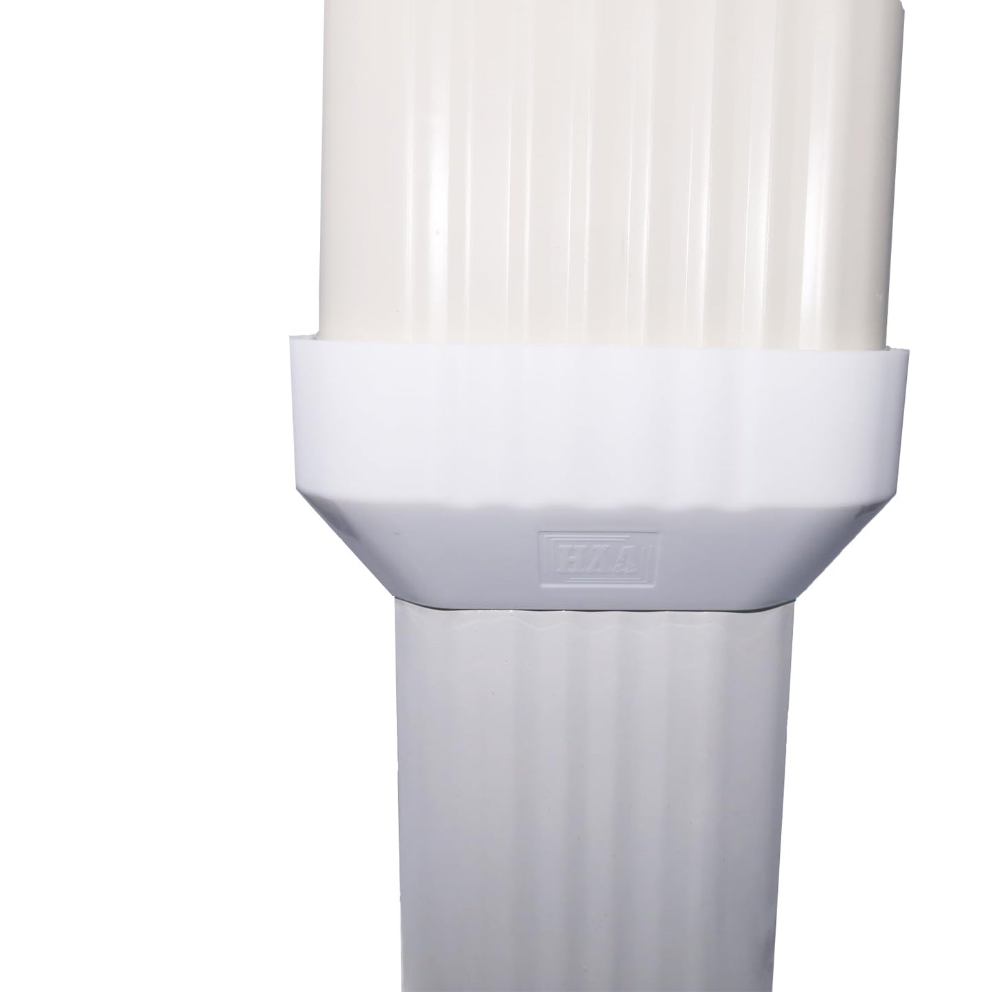 VYH 3x4 to 2x3 Gutter Downspout, Downspout to Downspout Adapter (White 4 Pack)