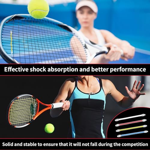 Tennis Racket Dampeners - 8 Pack Silicone Shock Absorbers