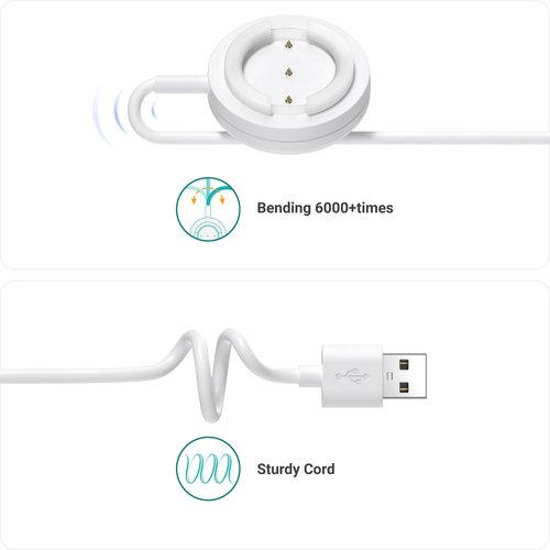 TUSITA Charger Cable Compatible with TOTWOO Bracelet, 2-Pack,1M