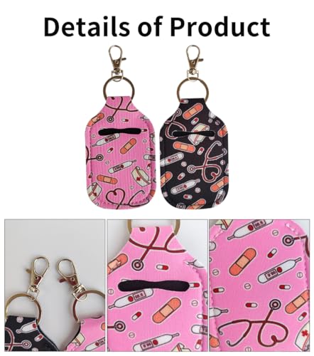2-Pack First Aid Bandage Holder Case - Portable Keychain Storage