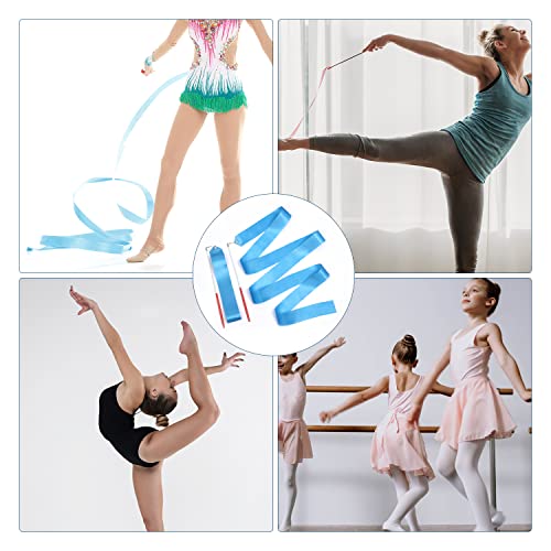 2pcs Twirling Dance Ribbons - 78.7 Inch Gymnastics Streamers