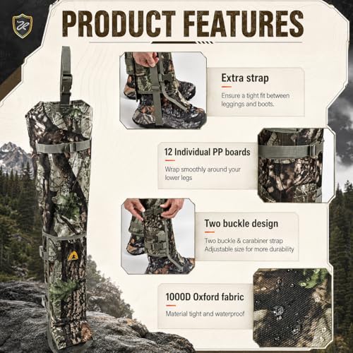 Snake Bite Protective Chaps - Waterproof & Adjustable Gaiters