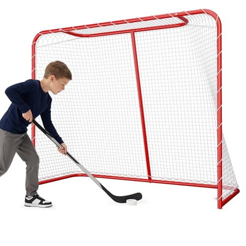 54" Steel Street Hockey Goal for Indoor & Outdoor Training