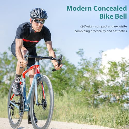 Aluminum Alloy Bike Bell - Crisp & Loud Sound - Black