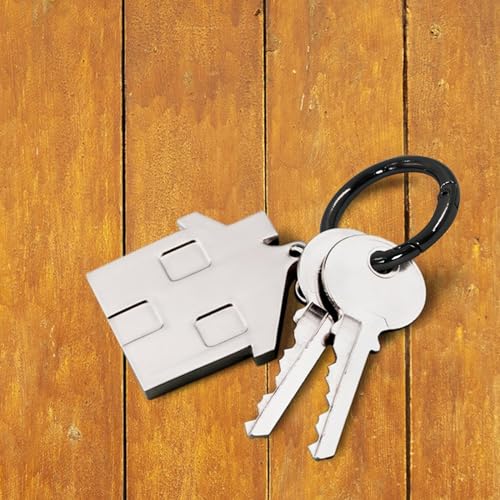 24 PCS Key Ring Set - Gold Spring O Rings in 4 Sizes - Black Gun