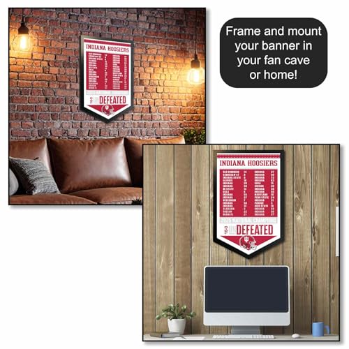Indiana Hoosiers National Champions Banner - 15x24 Inch
