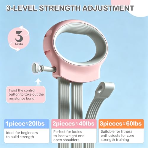 Figure 8 Resistance Band Set with Adjustable Tension, Handles & Foot Straps