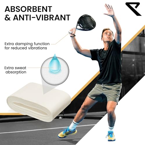 Padel Racket Overgrip - Non-Slip Sweat Absorbent Grip for Tennis & Pickleball