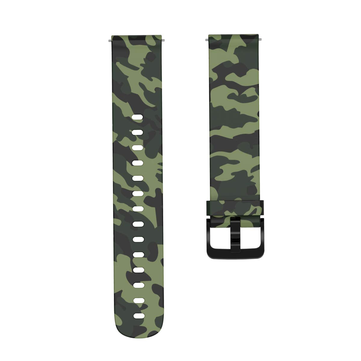 FitTurn 3-PACK Bands Compatible with Rinsmola 2021 Smart Watch Bands Silicone Soft Quick Release Wristband Replacement Straps for Rinsmola SmartWatch Band Accessories Women Men (Camouflage tricolor)