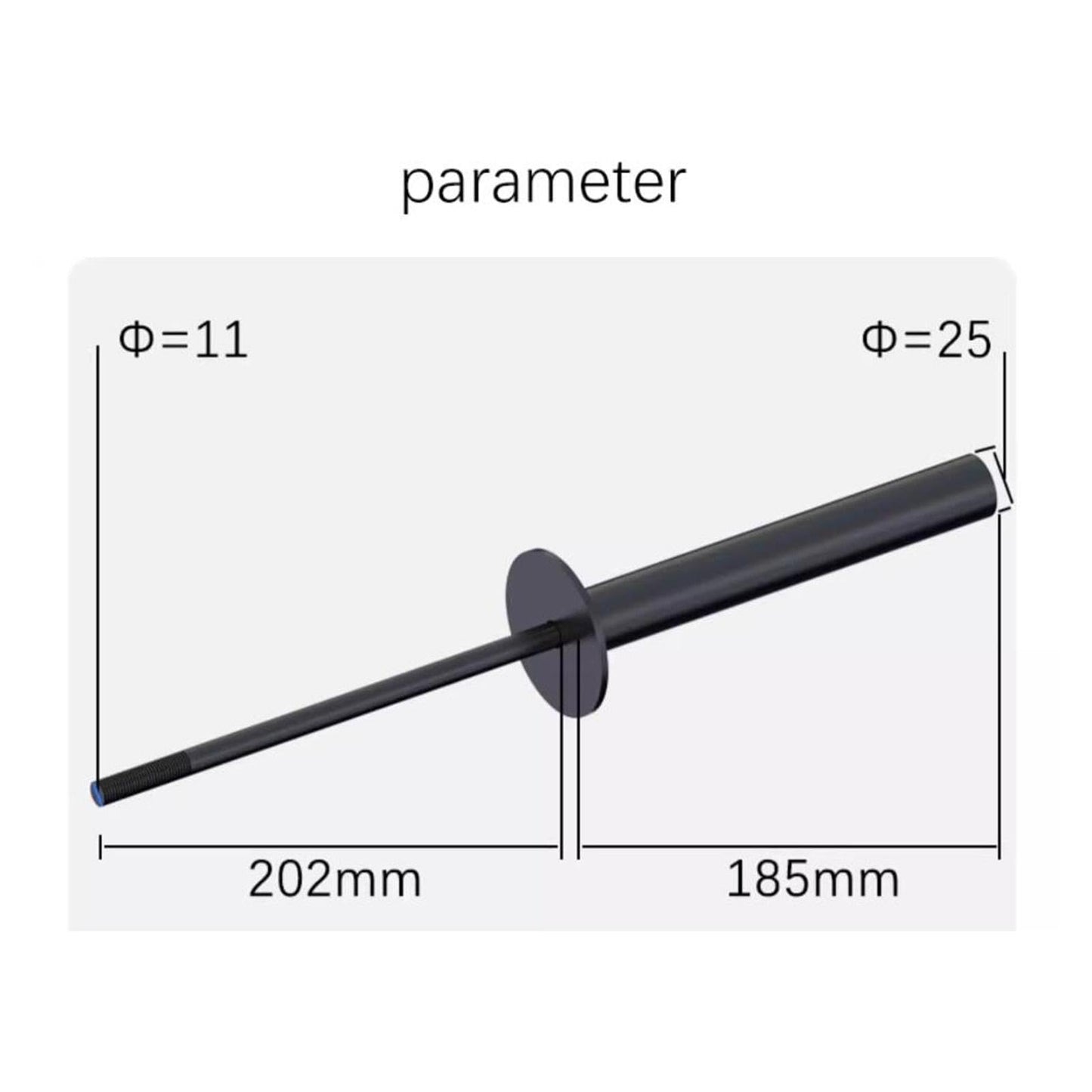 Gym Weight Stack Extender, Exercise Machine Weight Loading Pin, Portable Sports Weight Stack Pin Add Weight for Weight Board, 200mm